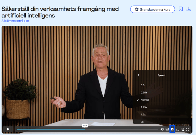 ändra hastighet SWE KB 
