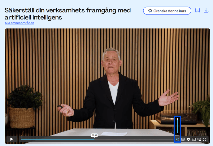 ändra volym SWE KB