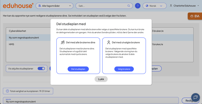 Del studieplan norsk