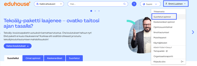 Suoritetut opinnot-1