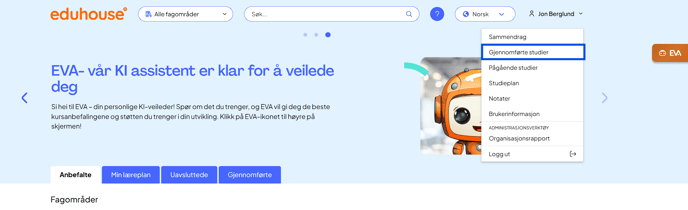 genomförda studier NOR KB