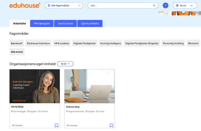 internt innehåll NOR KB
