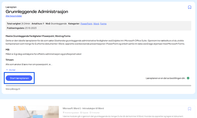 start läroplan NOR KB